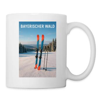 Expérience de ski en forêt bavaroise - Mug blanc - blanc - Droite