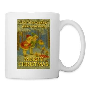 Weihnachtskollektion: Freundschaft über Distanz - Tasse - Weiß - Rechts