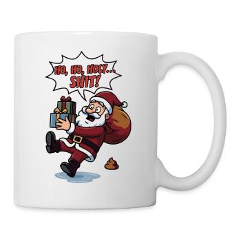 Noël de l’escalade du Père Noël - Mug blanc - blanc - Droite