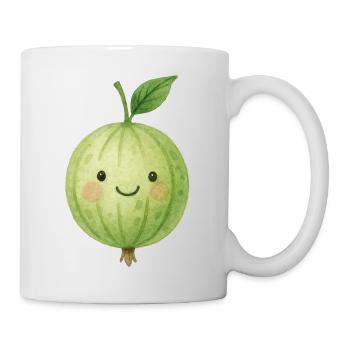Gouseberry Kawaii Kids Baby Fruit Motif mignon - Mug blanc - blanc - Droite