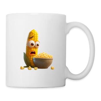 Maiskolben-Überraschung - Tasse - Weiß - Rechts