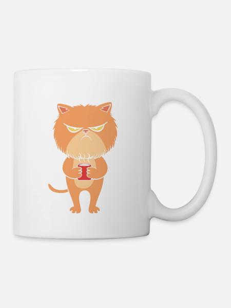 Morgenmuffel Langschläfer Montag Morgen - Tasse - Weiß