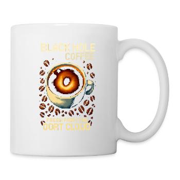 Black Hole Coffee Pixel Roast - Tasse - Weiß - Rechts
