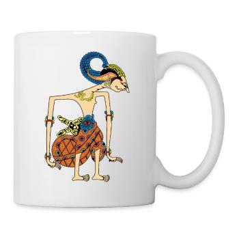 Vivid Folk Bird Goddess - Mug - white - Right