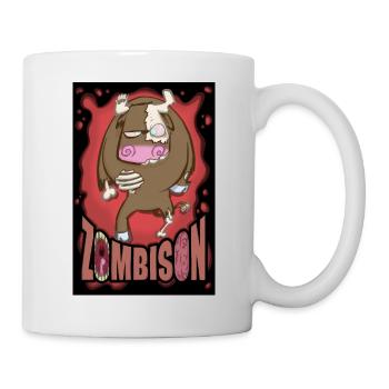Zombison-Poster - Tasse - Weiß - Rechts