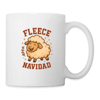 Feliz Navidad Jeu de mots de Noël drôle - Mug blanc - blanc - Droite