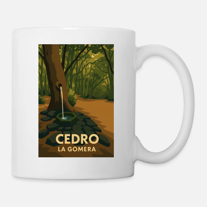 Cedro La Gomera - Mug blanc - blanc