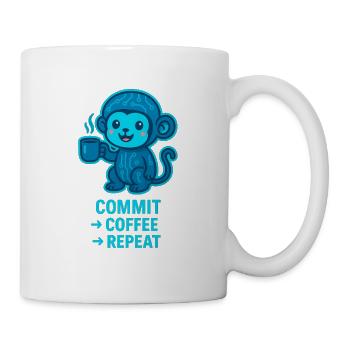 TechMonkey Coffee Rhythm - Mug - white - Right