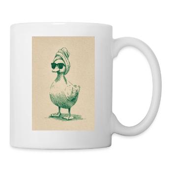 Vintage Turbaned Duck - Mug - white - Right