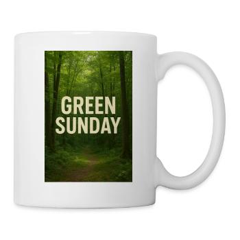 Green Sunday in the Forest - Mug - white - Right