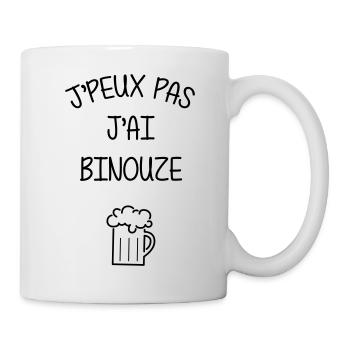 I can't I got drunk - alcohol - Mug - white - Right