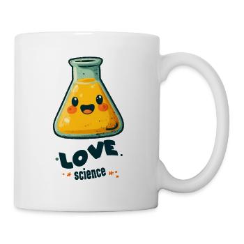 Love Science - Tasse - Weiß - Rechts