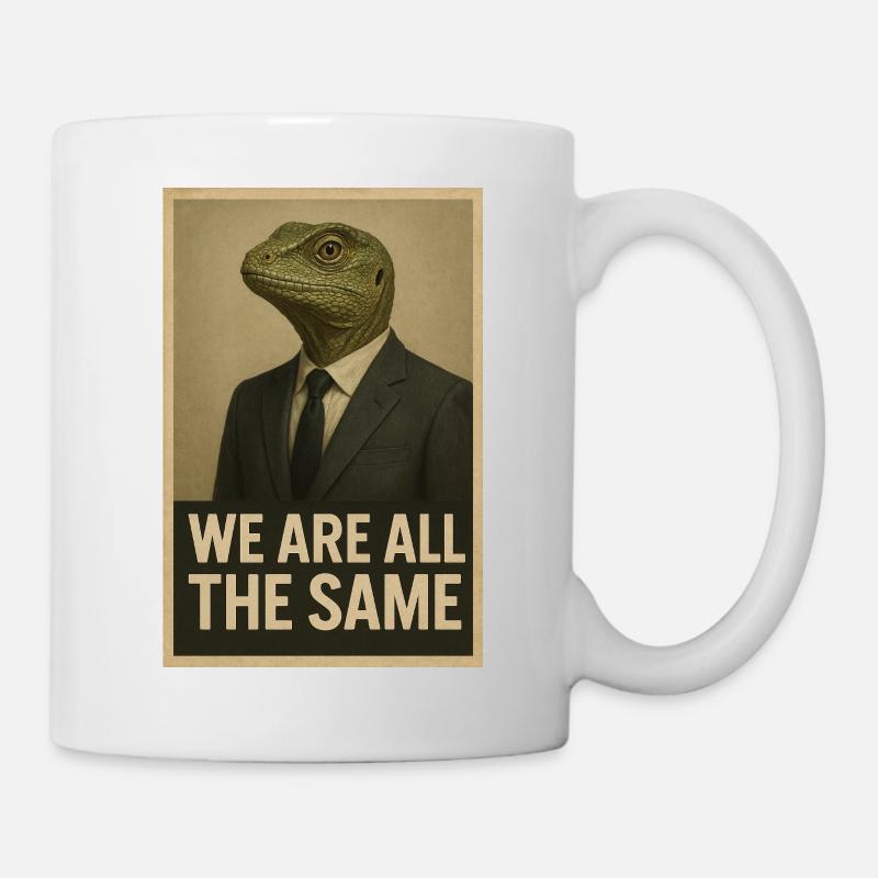 Nous sommes tous pareils - Mug blanc - blanc