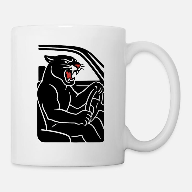 Panther Auto - Tasse - Weiß