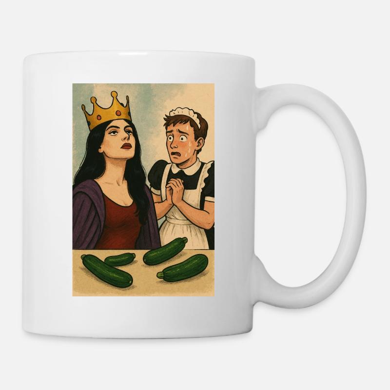 Queen Vibes - Tasse - Weiß
