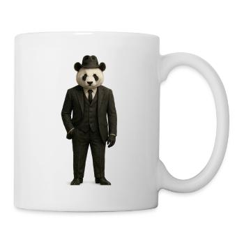 Panda in Elegant Costume - Mug - white - Right