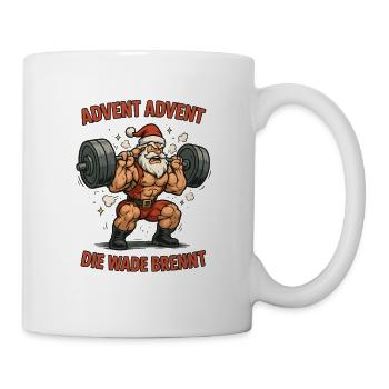 Conception de Noël de Merry Pump Fitness - Mug blanc - blanc - Droite