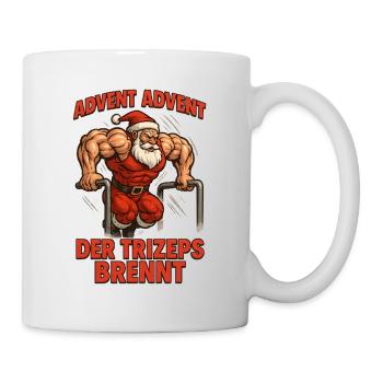 Avent, Avent, la salle de sport pour brûlures des triceps - Mug blanc - blanc - Droite