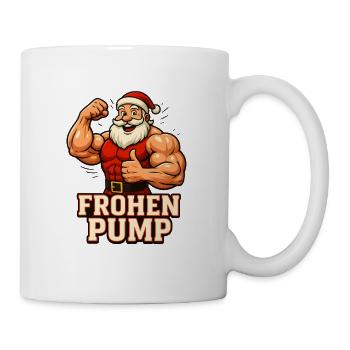 Merry Pump Santa Claus Christmas - Mug - white - Right