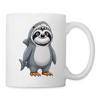Déguisement de paresseux drôle Carnaval Carnaval Ha - Mug blanc - blanc - Droite
