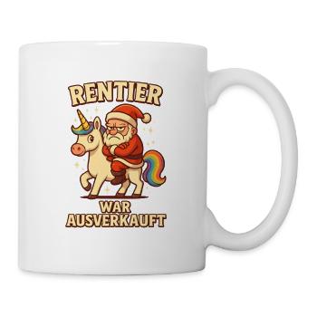 Reindeer was sold out unicorn - Mug - white - Right