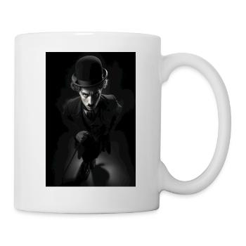 Gentleman de minuit au haut-de-forme - Mug blanc - blanc - Droite
