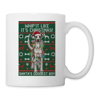Whip'It Like It's Christmas FRONT - Tasse - Weiß - Rechts