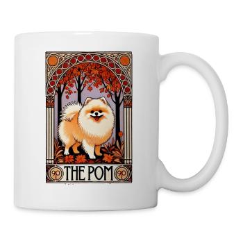 Autumn Pom in Ornate Arch - Mug - white - Right