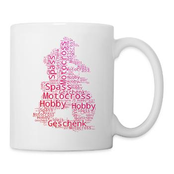 Motocross Liebe zum Anziehen - Tasse - Weiß - Rechts