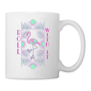 Roll With It Flamingo - Mug - white - Right
