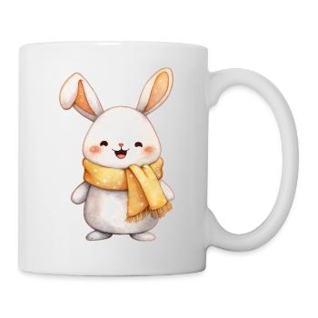 Baby Bunny – Kindliche und niedliche Zeichnung - Tasse - Weiß - Rechts