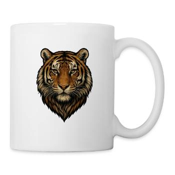 Tiger Head Illustration Force - Mug - white - Right