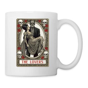 Die Liebenden Tarotkarten-Matching-Paare Valentin - Tasse - Weiß - Rechts