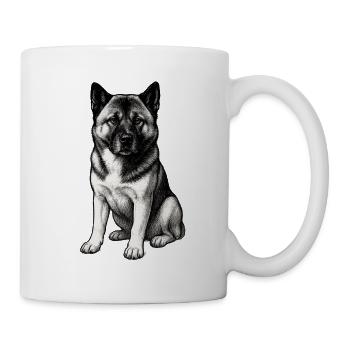 American Akita Holly - Tasse - Weiß - Rechts