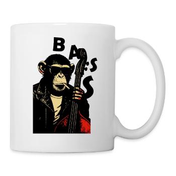 Monkey Bass Rebel - Mug - white - Right