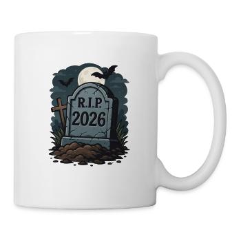 Repose en paix Halloween 2026 Grabstein - Mug blanc - blanc - Droite