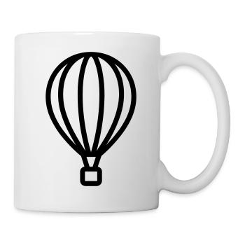 Luftballon - Tasse - Weiß - Rechts