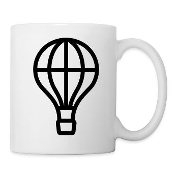 Luftballon - Tasse - Weiß - Rechts