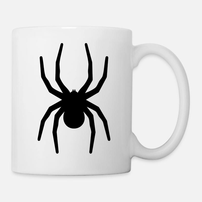 Big Black Spider - Mug - white