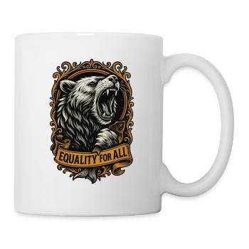 Bear with Equality for All - Mug - white - Right
