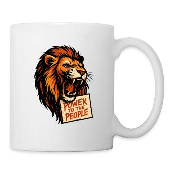 Löwenkraft Poster Slogan - Mug - white - Right