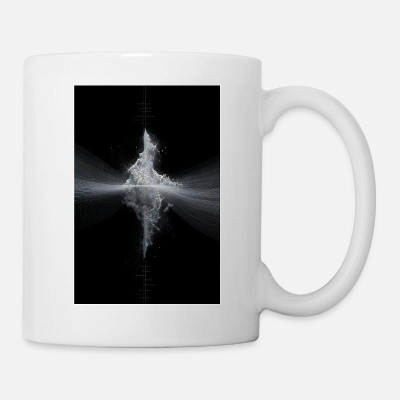 Quanten-Puls-Echo - Tasse - Weiß