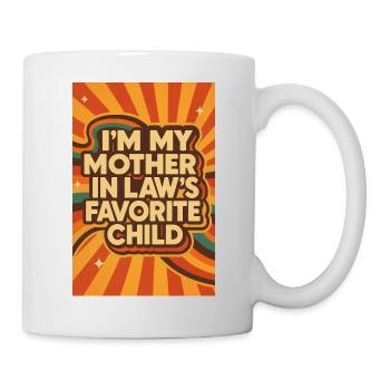 L’enfant préféré de la belle-mère - Mug blanc - blanc - Droite