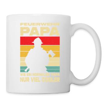 Firefighter Gifts Fire Brigade Rescue Service - Mug - white - Right