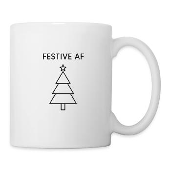 Sapin de Noël Festif AF Noël - Mug blanc - blanc - Droite