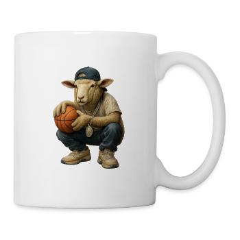 Basketball Sheep Streetwear - Mug - white - Right