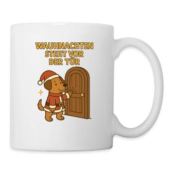 Noël approche à grands pas – Christmas Dog - Mug blanc - blanc - Droite