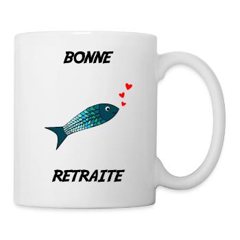 RENTE. ICH KANN NICHT. ICH HABE GEFISCHT. SINNER. HUMOR - Tasse - Weiß - Rechts