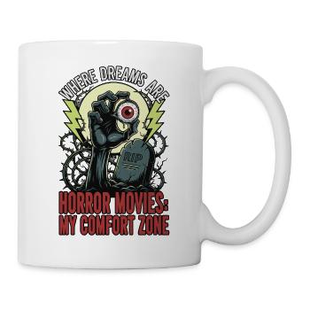 Rêves d’horreur : ma zone de confort - Mug blanc - blanc - Droite
