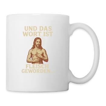 Angelus : Et la Parole devint chair... - Mug blanc - blanc - Droite
